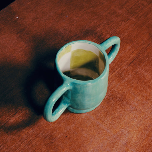 DOUBLE HANDLE MUG